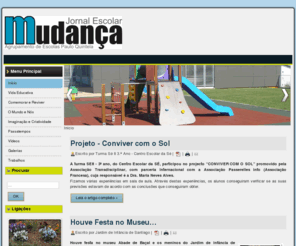 mudanca-aepq.com: Jornal Mudança
O Jornal Mudança é o Jornal Escolar do Agrupamento de Escolas Paulo Quintela.