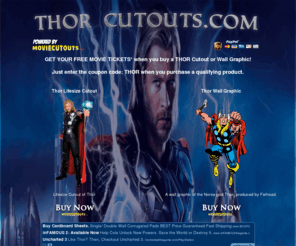 thorcutouts.com: THOR Marvel Comics Standees, Thor Comics Cardboard Cut Outs,Thor Wall Graphics Lifesize Standups | thorcutouts.com
THOR Lifesize Cutouts, Thor Lifesize Standees,Thor Comics lifesize cardboard standees are printed on a high quality materials for ease of standing, and are over 5ft tall! Marvel Comics standees are officially licensed. Marvel Wall Graphics are printed on high quality materials, and are officially licensed.