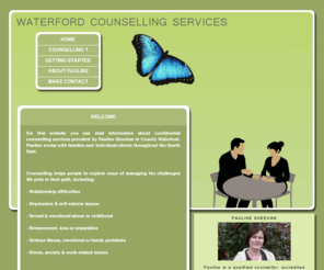 waterfordcouncilling.com: Waterford Counselling Services - Pauline Sheehan - Dungarvan
Pauline Sheehan in an IACP counsellor in Waterford, serving the South East, for problems with abuse, stress, anxiety, depression and relationships