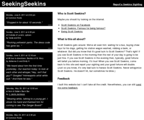 seekingseekins.com: Object reference not set to an instance of an object.
