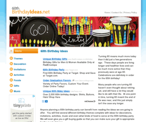 60th Birthday Party Decorations on 60th Birthday Ideas   The Best 60th Birthday Party Ideas60th Birthday