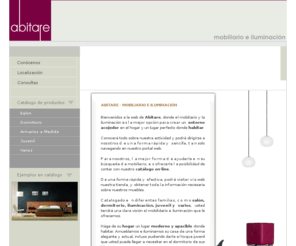 abitaremobiliario.com: ..: Abitare ::..
Abitare, mobiliario e iluminación del hogar.