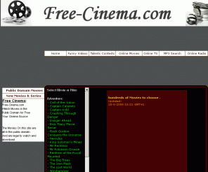 free-cinema.com: Free-Cinema.com - Watch Movies in the public domain for Free
Free-Cinema.com Watch Movies in the public domain for Free, Your Cinema Source.