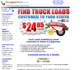 freightmail.com: Truck Loads Available FREE | Truck Freight Free Truck Load Board Freight Mail
Truck Loads Available TruckLoads FREE Get Freight Mail Loaded at FreightMail