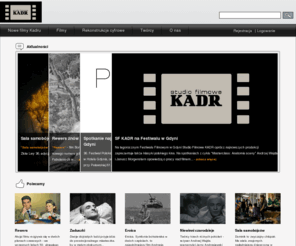 kadr.com.pl: SF Kadr
Najstarsze Studio Filmowe w Polsce.