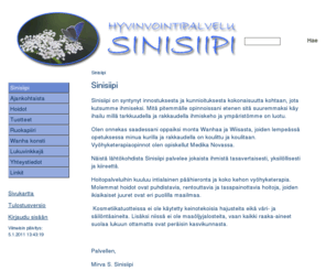 sinisiipi.biz: Hyvinvointipalvelu Sinisiipi, Kemijärvi - Sinisiipi
Hyvinvointipalvelu Sinissiipi, Kemijärvi