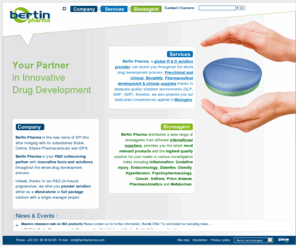 bertin-pharma.com: Bertin Pharma: Outsourcing partner for an innovative drug development
Bertin Pharma's expertise - Bertin Pharma places at your disposal multidisciplinary teams allowing you to lead your project to success. In 2010, Bertin Pharma brings together 105 persons including high-qualified scientists (physicians, pharmacists, analytical chemists, biochemists, immunologists, statisticians, drug kinetic modelers and scientific experts).