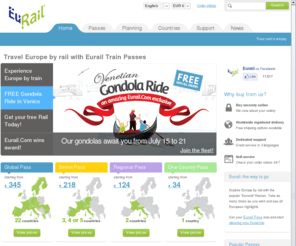 europebyrail.net: Eurail - Travel Europe by Train with your Eurail Pass
Eurail - View all Eurail Passes and Prices. Experience Europe by Rail. Check our example train routes and find out how to prepare your Eurail trip.