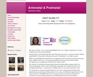 keepmumsfit.com: Home - Antenatal & Postnatal
Antenatal and Postnatal exercise to music, class led by qualified midwife kate campbell, gentle aerobics and pilates based exercise keep mums fit