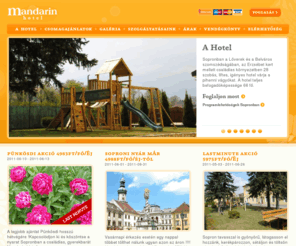 mandarinpanzio.hu: Mandarin Hotel
Mandarin Hotel, új Hotel Sopronban - www.mandarinpanzio.hu