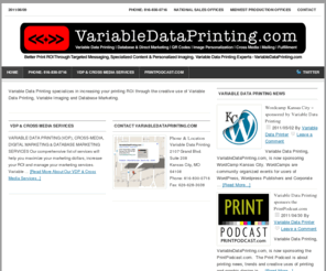 variabledataprinting.com: Variable Data Printing | Variable Data Printing | Personalized Images, Personalized URLs & Database Marketing
Variable Data Printing | Personalized Images, Personalized URLs & Database Marketing