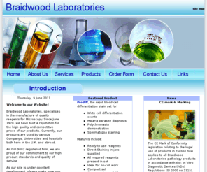 braidwoodlabs.co.uk: Braidwood Laboratories, quality reagents for microscopy
Braidwood Laboratories, quality reagents for microscopy