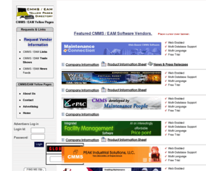 pemmag.com: cmmsYellowPages.com | CMMS Software Directory | Free Directory of CMMS Vendors
CMMS software directory, Top CMMS/EAM software developers and service companies