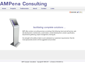 ampena.com: :: AMPena Consulting, ( facilitating complete solutions... ) :::::::::::::
Custom Software Solutions