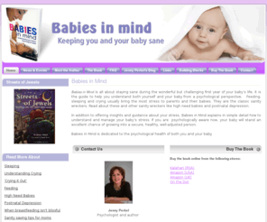 babiesinmind.co.za: Babies in Mind
Babies in Mind is for new parents who need help with their babies. It focuses on the mental health of infants and their mothers and fathers. It offers psychological support during early parenthood.