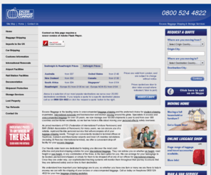 budget-shipping.co.uk: Excess Baggage Company - Free Quote - Shipping & Storage Services
Get a free online quote with Excess Baggage Company - specialists in excess baggage shipping and storage services.