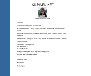 kilpinen.net: - KILPINEN.NET -
