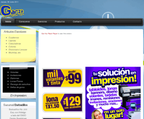 papeleriagarza.com: Papeleria Garza - Bienvenidos
Joomla! - el motor de portales dinámicos y sistema de administración de contenidos