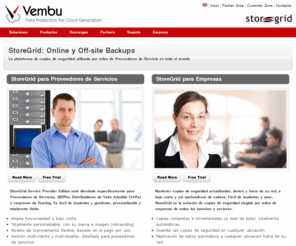 storegrid.es: Copias de Seguridad (backup online y offline) para Proveedores de Servicios MSP
StoreGrid supports Disk Imaging and Bare Metal Restore of MS Windows Server 2008, Windows 7 and Windows Vista. Download your free trial today!