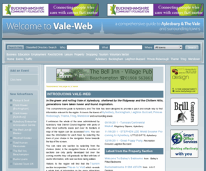 vale-web.co.uk: Welcome to VALE-WEB – a comprehensive guide to Aylesbury & The Vale
Aylesbury & The Vale - a comprehensive guide to the area