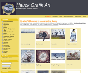 hauck-art.com: Hauck Grafik Art -  Farbradierungen - Gemälde - Graphik
Herzlich Willkommen in unserer online Galerie
 Wir präsentieren Ihnen unser Werkverzeichnis mit allen lieferbaren Farbradierungen und Gemälden. Kunsthändler erfahren Ihre Konditionen, wenn Sie sich mit Ihrer Geschäftsadresse anmelden. Vielen Dank für Ihr Interesse. 
