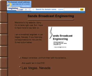 joesands.com: Sands Broadcast Engineering
Enter a brief description of your site here