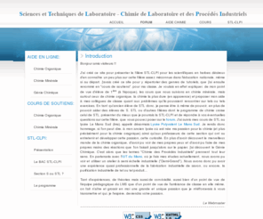 lms-stl.fr: Le site de la STL du Mans !! Aide en Chimie - Accueil
Ce site présente la filière STL-CLPI: les horraires, débouchés, les épreuves au BAC & leur coef et propose de l'aide en chimie -niveau S & STL- & Génie Chimique, ainsi que des cours de soutiens.