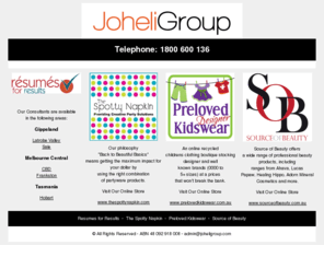 joheligroup.com: Joheli Group | The Spotty Napkin - Preloved Kidswear - Source of Beauty - Resumes for Results
