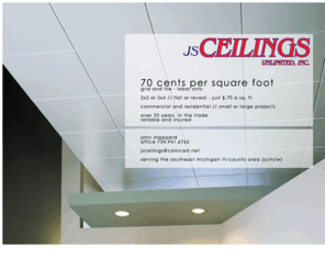jsceilings.com: JS Ceilings // Acoustic and Drop Ceilings in Macomb, Oakland and Wayne County
Residential and commercial acoustic / drop ceilings for less.