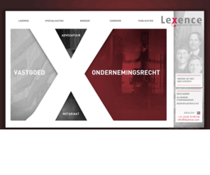 lexence.com: Lexence
Lexence, Advocaten & Notarissen, is gespecialiseerd in Ondernemingsrecht en Vastgoed.