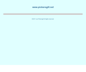 pickersgill.net: pickersgill.net
