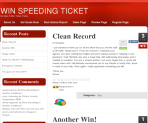 winspeedingticket.com: Win Speeding Tickets
Fight to win all speeding and traffic tickets