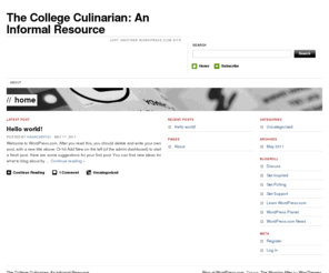 collegeculinarian.com: The College Culinarian
