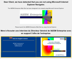 i-eementerprise.com: I&EEM.Enterprise,Conseil en innovation,Génération d'inventions,Innovative strategy,IEEM,I-EEM
Conseil en innovation, Recherche en innovation et inventions, Method to improve vitality facing to the industrial competition, Méthode et stratégie de dépot de brevets