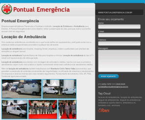 locacaodeambulancia.com: Locação de Ambulância | Pontual Emergência
Empresa especializada em Prevenção e Combate a Incêndio, Locação de Extintores e Ambulância para Eventos. (11) 2254-1972 / (11) 2848-8429