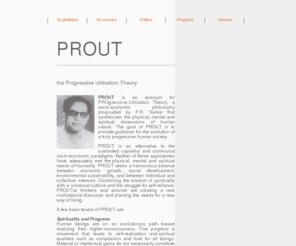 prout.net: PROUT
P.R. Sarkar