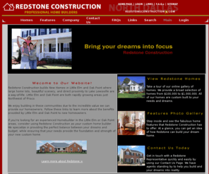 redstoneconstruction.com: Redstone Construction | Main | New Homes in Little Elm and Oak Point
See the homes built by Redstone Construction in the Little Elm, Oak Point and North Texas area.