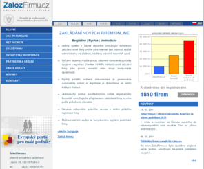 zalozfirmu.cz: ZAKLÁDÁNÍ NOVÝCH FIREM ONLINE - živnostenský list, s.r.o., a.s., v.o.s. - ZalozFirmu.cz
ZAKLÁDÁNÍ NOVÝCH FIREM ONLINE - živnostenský list, s.r.o., a.s., v.o.s. - ZalozFirmu.cz