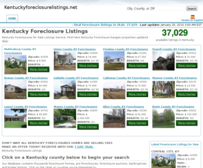 kentuckyforeclosurelistings.net: Kentucky Foreclosure Listings
Kentucky Foreclosure Listings