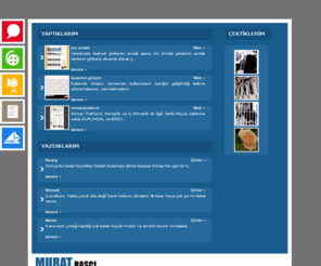 murtiturti.com: murtiturti - Murat Başcı -
Murat Başcı 'nın iç dünyası ve yaptıklarını görebilirsiniz.