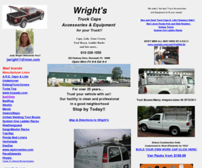 wrightoutdoors.com: Truck Caps Lids and Accessories
pick-up truck caps, lids, liners, toolboxes,ladder racks and full line of truck accessories with installation available. hunting, fishing, boating and archery items featuring bass pro shops