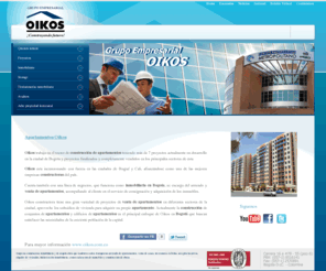 apartamentos-oikos.com: APARTAMENTOS
todas las posibilidades que te ofrece oikos, construccion de apartamentos, venta, arriendo, entre otros.