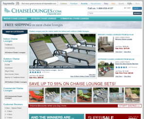 chaiseloungescenter.com: Chaise Lounges : Shop Indoor and Outdoor Chaise Lounge at ChaiseLounges.com
Chaise Lounges gives you variety, sweet variety as the premier online retailer of outdoor chaise lounges in the US. Save on an indoor chaise lounge now!