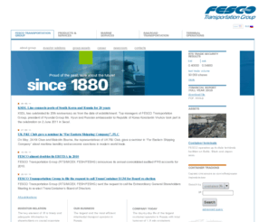 fesco.com: Транспортная группа FESCO – контейнерные перевозки и логистика, морские перевозки контейнеров
Транспортная группа FESCO – контейнерные перевозки, доставка грузов морским, ж/д и автотранспортом от двери до двери, терминальное обслуживание, экспедирование и агентирование. Офисы продаж в России, СНГ, Европе, США, ЮВА.