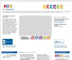 france-8.net: France Televisions - Site du groupe de media regroupant France 2, France 3, France 4, France 5, France O - mots-cle : France Televisions, France TV, audiovisuel, Rémy Pflimlin, Emmanuelle Guilbart, Patrice Papet, Martin Ajdari, Bruno Patino, Yves Rolland, media, television publique
Premier groupe audiovisuel français, France Télévisions regroupe les chaînes France 2, France 3, France 4, France 5 et France Ô