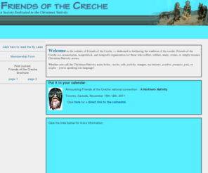 friendsofthecreche.org: Friends of the Creche — dedicated to furthering the tradition of the creche
