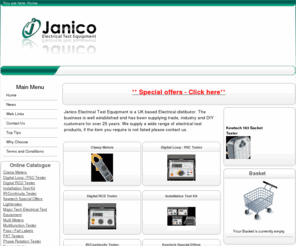 janicoelectricaltestequipment.co.uk: Kewtech Electrical Test Equipment From Janico - Janico Electrical Test Equipment
Janico Electrical Test Equipment - Suppliers of Kewtech electrical test equipment, certificates and accessories