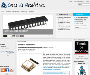 cosasdemecatronica.com: Cosas de Mecatrónica
"Cosas de Mecatrónica"; Proyectos, Tutoriales, Eventos y Noticias para Mecatrónicos