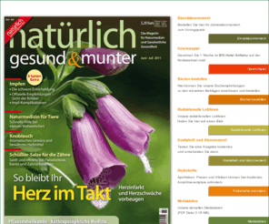 ngum.de: Startseite | natürlich gesund und munter
Das Magazin für Naturheilkunde und Ganzheitliche Gesundheit