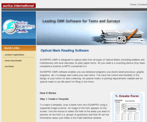 auricaint.com: Aurica International Solar Scanpro OMR
Leading OMR software for tests and surveys